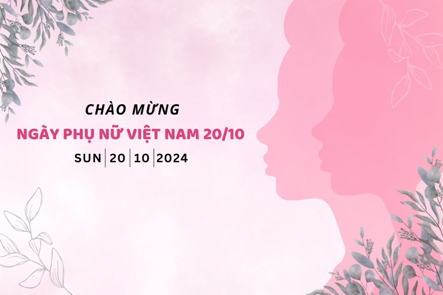 chào mừng ngày Phụ nữ Việt Nam 20/10