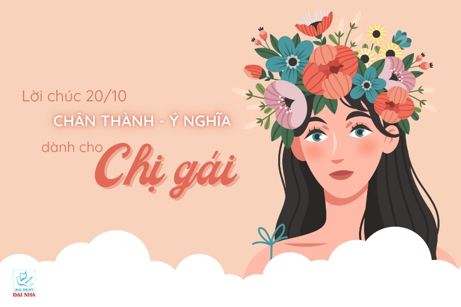 Lời chúc 20/10 dành cho chị gái