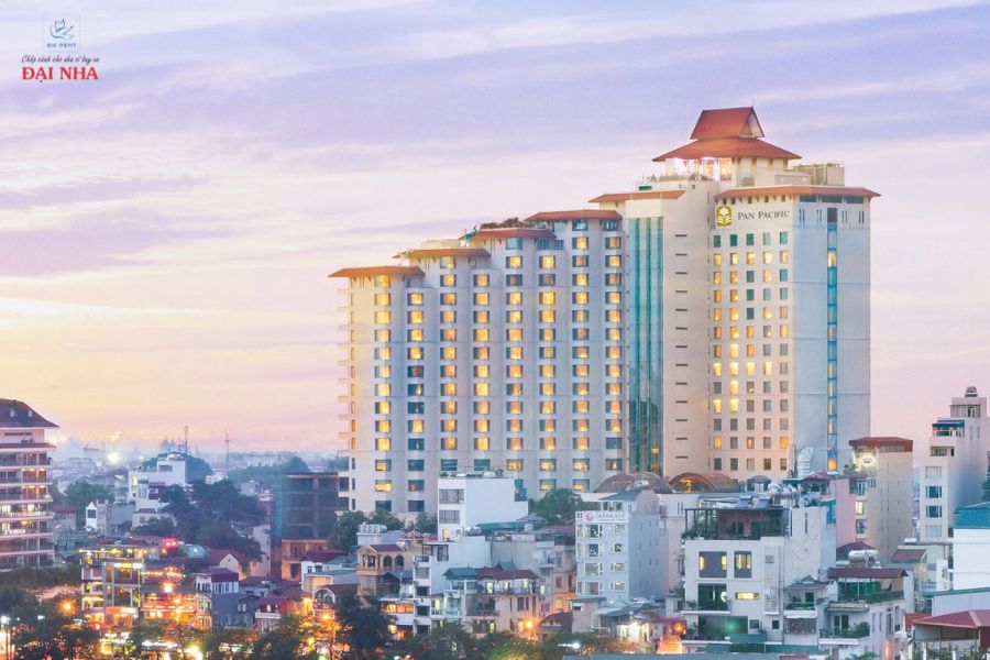 Khách sạn 5 sao Pan Pacific Hà Nội là địa điểm tổ chức khóa học chỉnh nha với vít ngoài chân răng.
