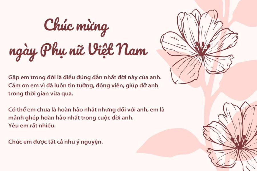 Mẫu thiệp 20/10 tặng vợ (2)