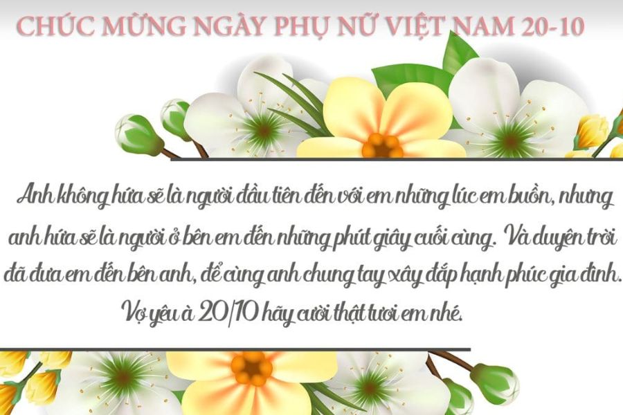 Mẫu thiệp 20/10 tặng vợ (3)