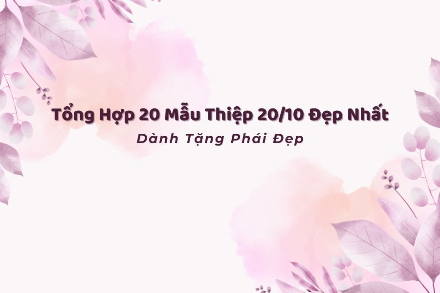 thiệp 20/10