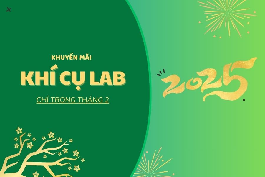 khuyến mãi khí cụ lab trong tháng 2
