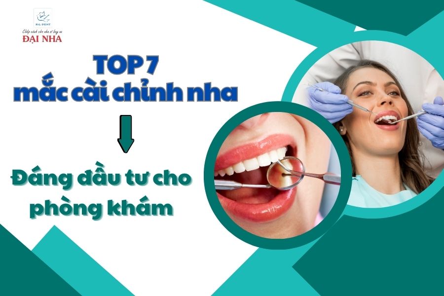 Mắc cài chỉnh nha đáng đầu tư