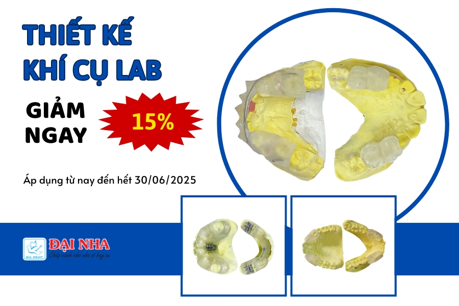 Ưu đãi thiết kế khí cụ Lab tháng 6