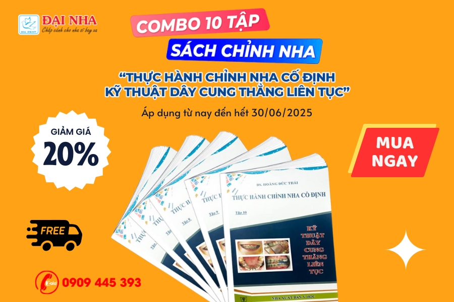 Rinh Ưu Đãi Bộ 10 Tập Sách Chỉnh Nha Giảm Giá 20%