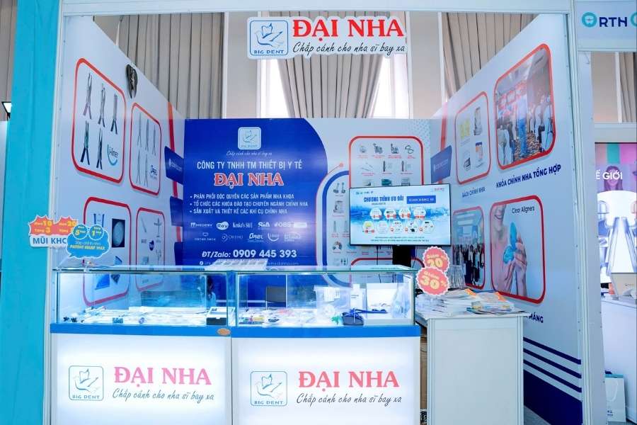 Gian hàng Đại Nha tại hội nghị.