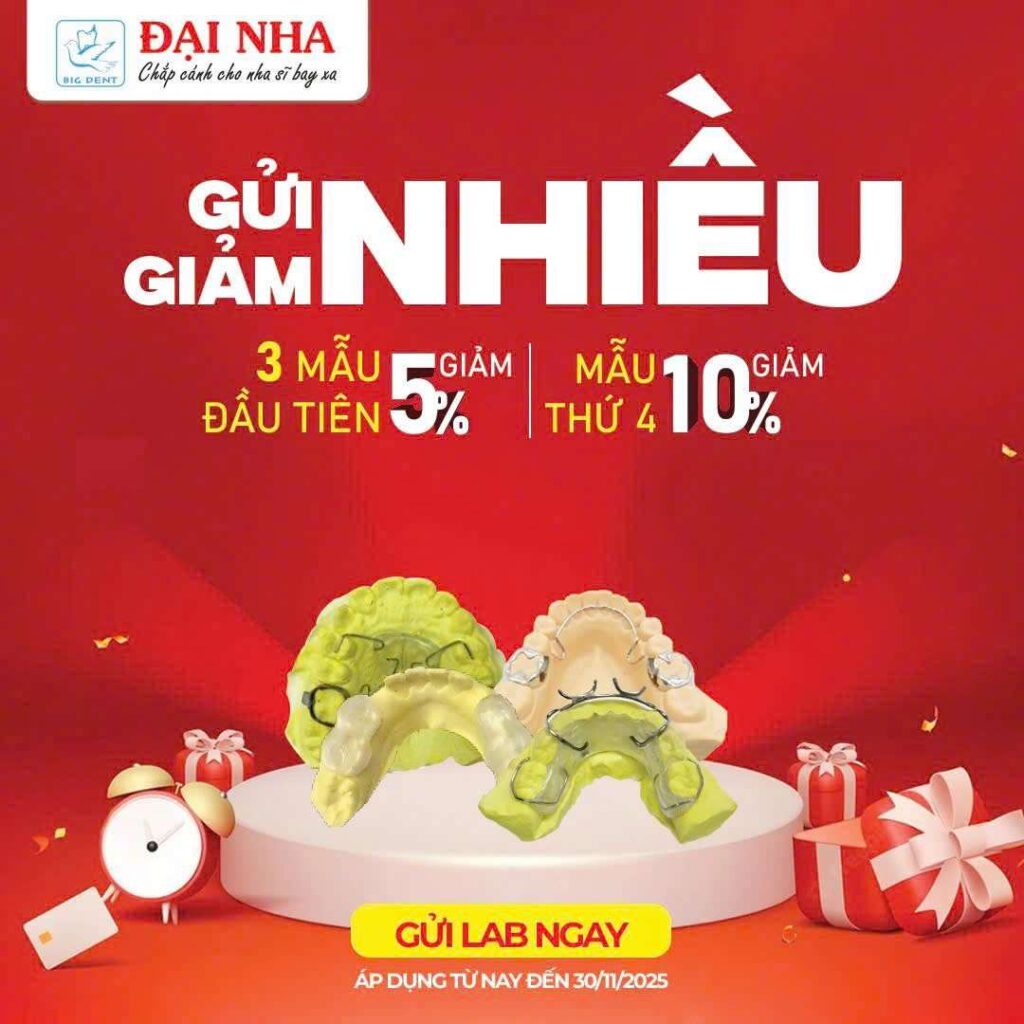 Siêu sale nha khoa tháng 11 - Lab chỉnh nha.