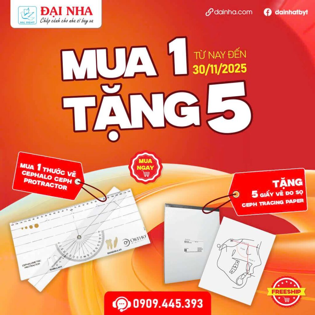 Siêu sale nha khoa tháng 11 - Bộ thước vẽ