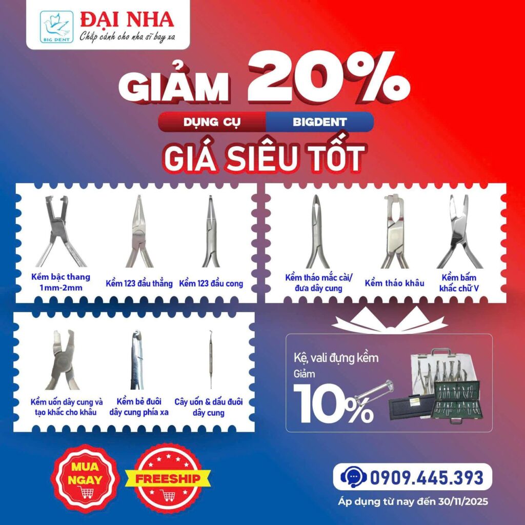 Siêu sale nha khoa tháng 11 - Kềm chỉnh nha