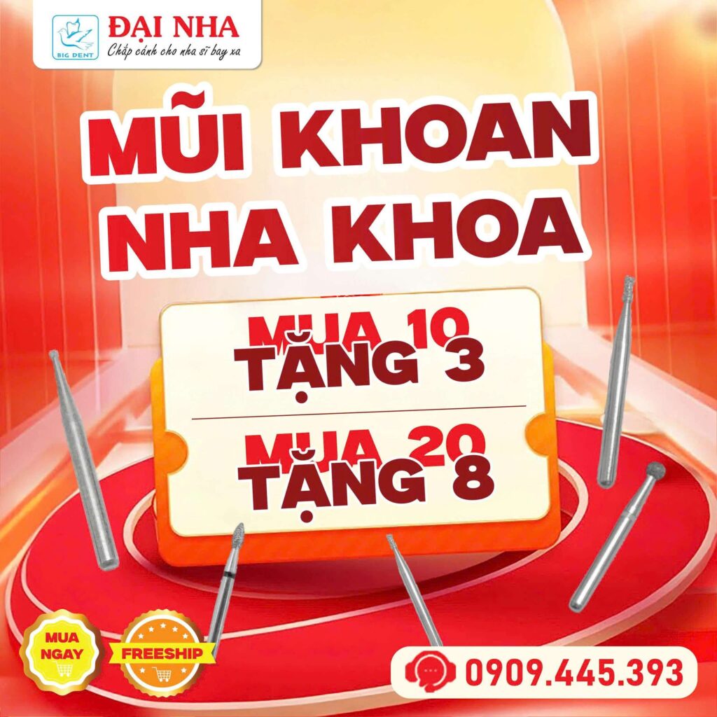 Siêu sale nha khoa tháng 11 - Mũi khoan nha khoa.