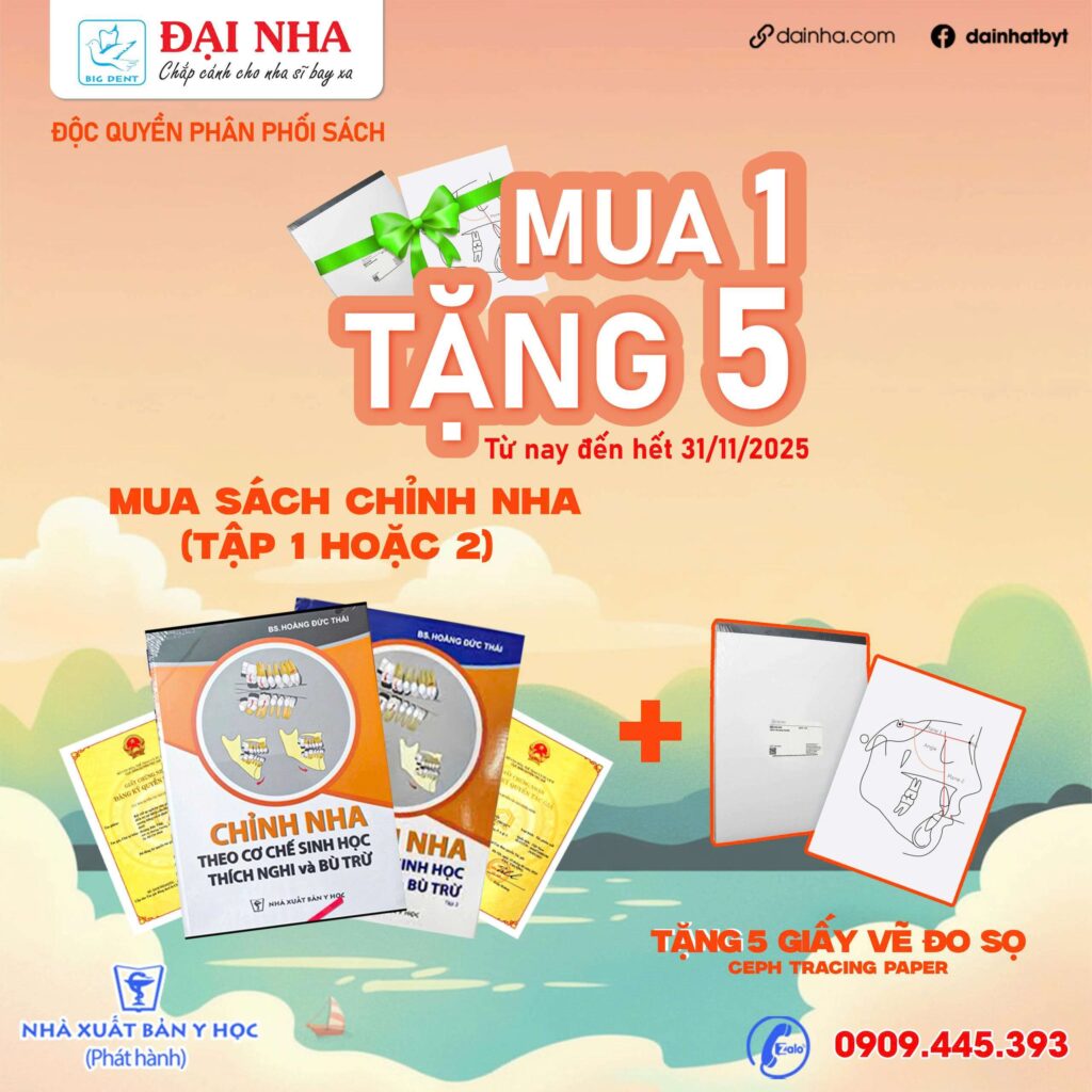 Siêu sale nha khoa tháng 11 - Sách chỉnh nha