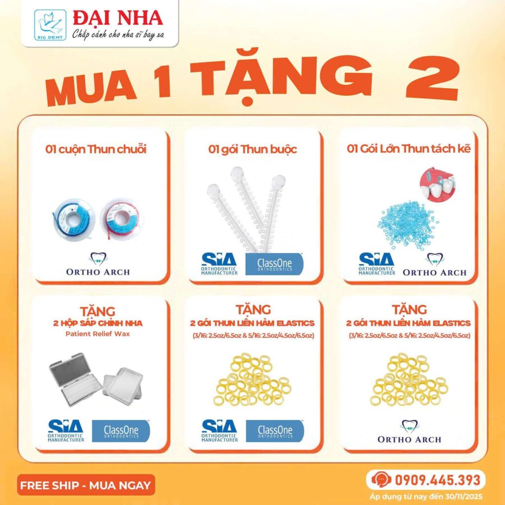 Siêu sale nha khoa tháng 11 - Thun chỉnh nha.