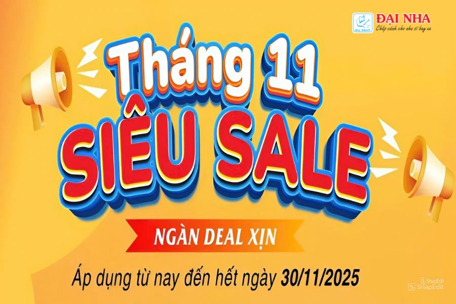 siêu sale nha khoa tháng 11