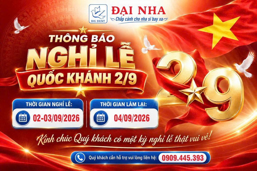 thông báo nghỉ lễ quốc khánh