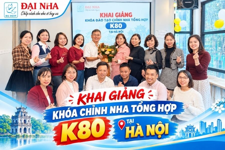 khai giảng k80 khóa học chỉnh nha tổng hợp tại hà nội