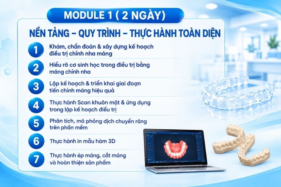 khóa học chỉnh nha Aligner