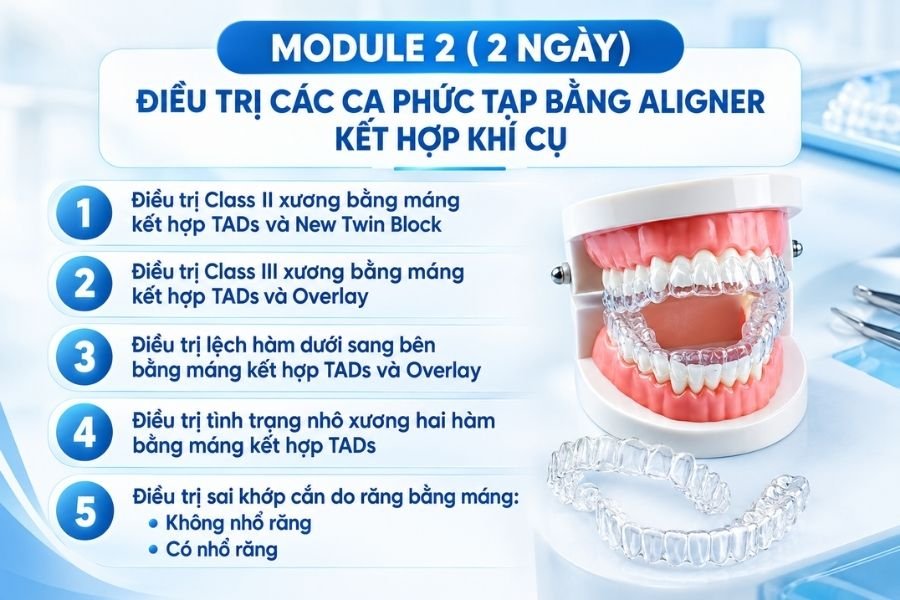 khóa học chỉnh nha Aligner