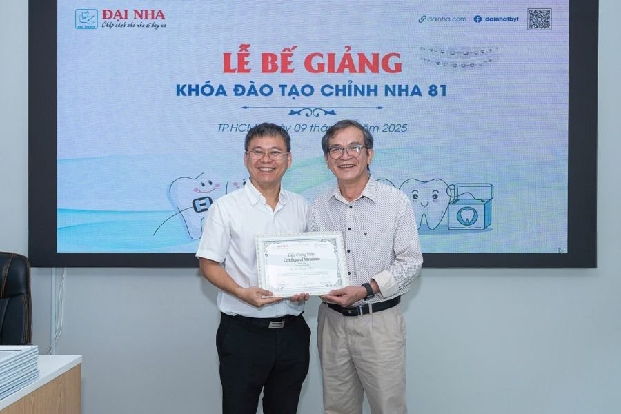 bế giảng k81 khóa chỉnh nha tổng hợp tại tphcm