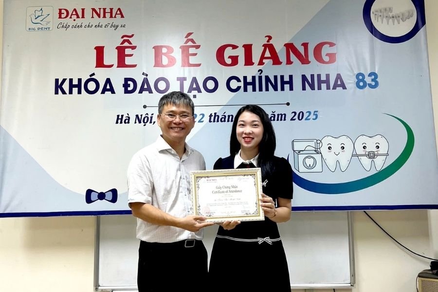 bế giảng k83 khóa chỉnh nha tổng hợp tại hà nội