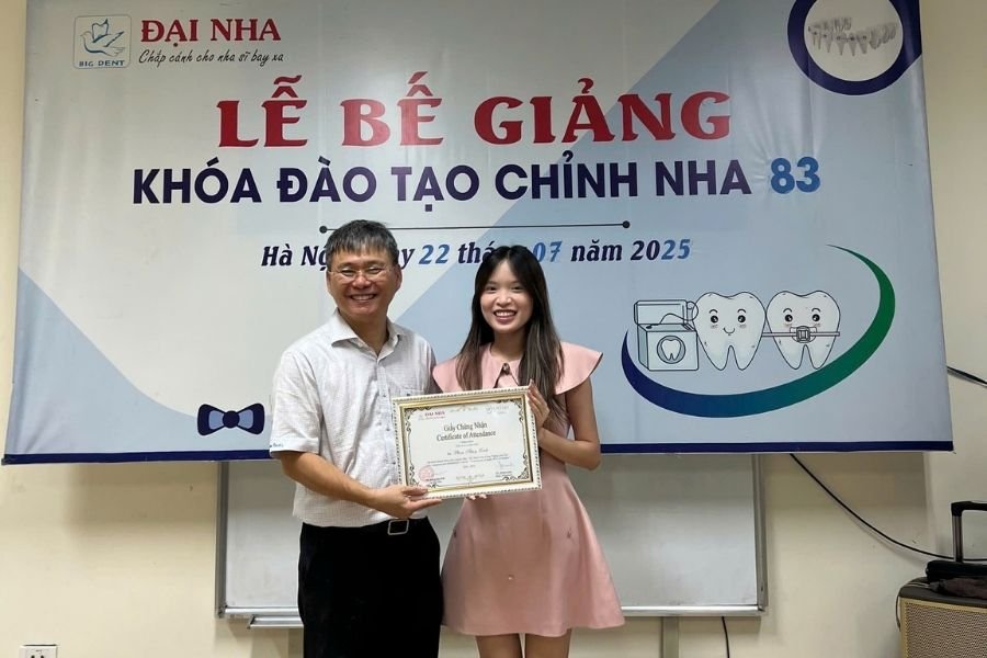 bế giảng k83 khóa chỉnh nha tổng hợp tại hà nội