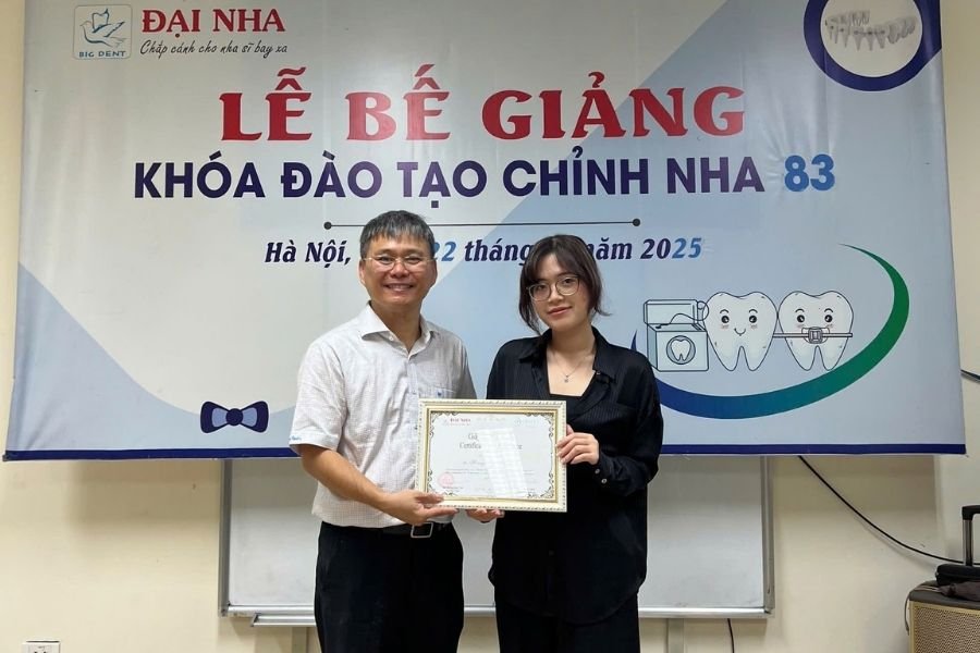 bế giảng k83 khóa chỉnh nha tổng hợp tại hà nội