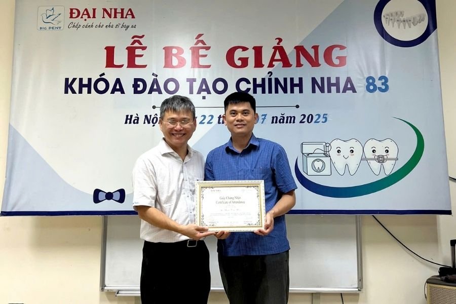 bế giảng k83 khóa chỉnh nha tổng hợp tại hà nội