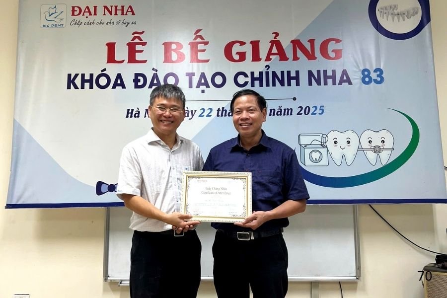 bế giảng k83 khóa chỉnh nha tổng hợp tại hà nội