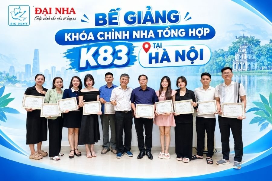 bế giảng k83 khóa chỉnh nha tổng hợp tại hà nội