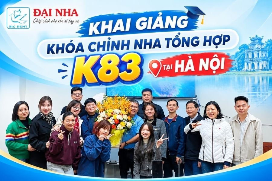 khai giảng k83 khóa học chỉnh nha tổng hợp tại hà nội