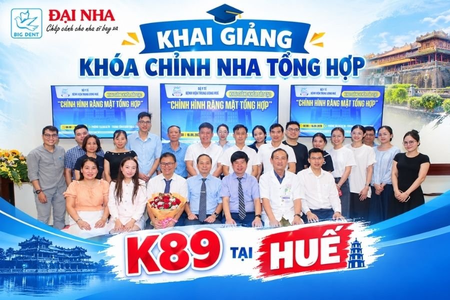 khai giảng k89 khóa học chỉnh nha tổng hợp tại huế
