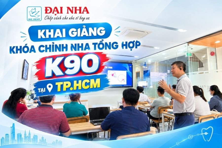 khai giảng k90 khóa học chỉnh nha tổng hợp tại tphcm