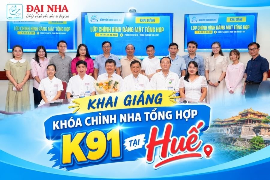 khai giảng k91 khóa học chỉnh nha tổng hợp tại huế